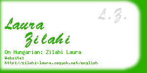 laura zilahi business card